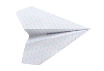 paper plane isolated