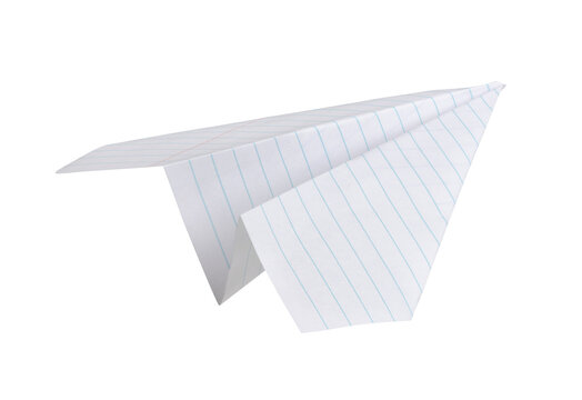 paper plane isolated