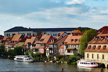 Obraz premium Bamberg Klein-Venedig Schifffahrt