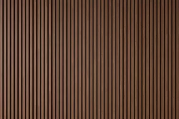 Fotobehang Vertical wooden slats texture for interior decoration, Texture wallpaper background, backdrop Texture for Architectural 3D rendering. © palmpw
