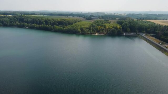 Dronenflug &uuml;ber die Bevertalsperre H&uuml;ckeswagen K&auml;fernberg