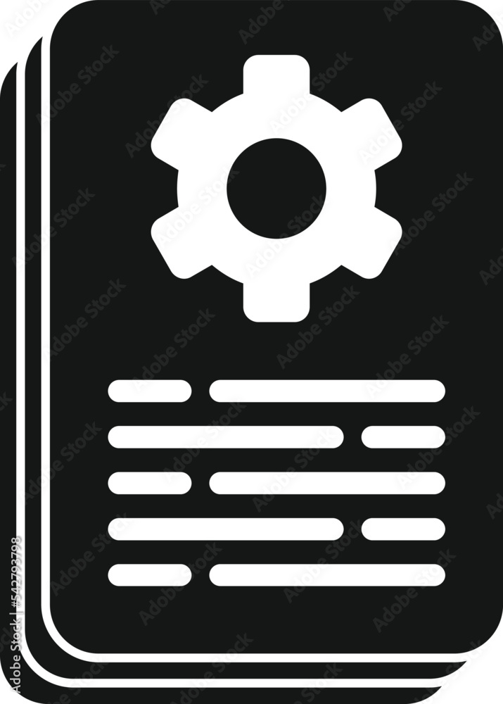Poster redesign paper icon simple vector. web ui. build project