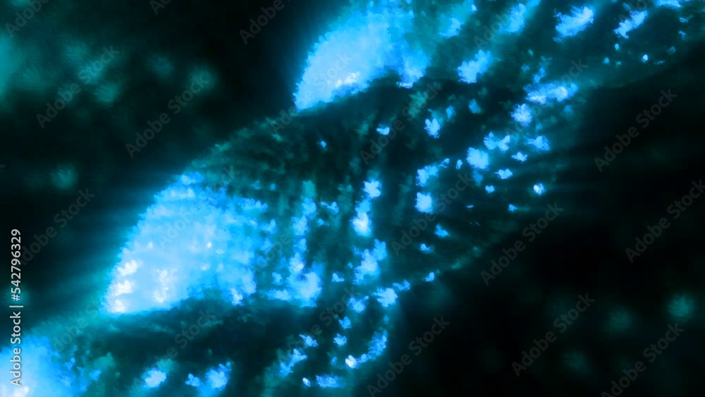 Poster twisted 3d spiral with shiny particles. motion. harness with sparkling sequins on surface. luxurious