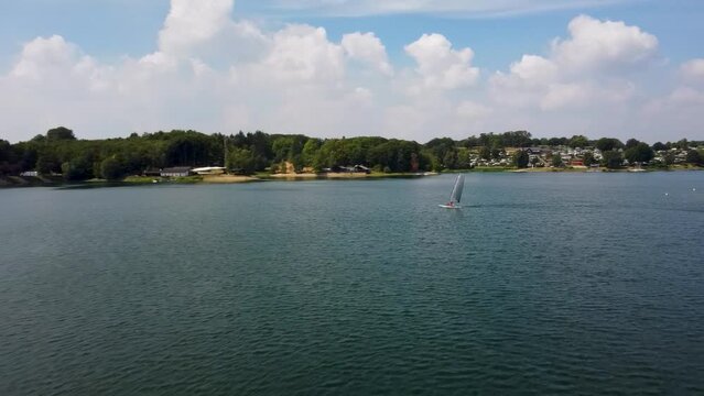 Dronenflug &uuml;ber die Bevertalsperre H&uuml;ckeswagen K&auml;fernberg