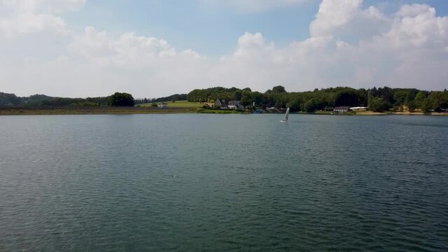 Dronenflug &uuml;ber die Bevertalsperre H&uuml;ckeswagen K&auml;fernberg