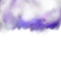 Realistic scary mystical  clouds fog in night Halloween.