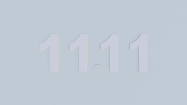 White text 11 november animation, veterans day, singles day, shopping, sale, 11.11
