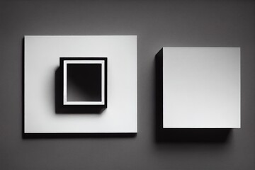 Q A designed in a box shape