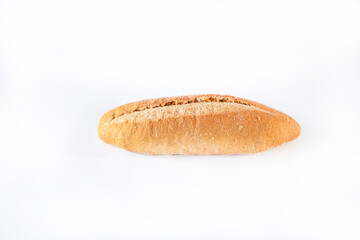bread on a white background,