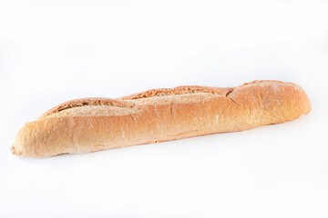 bread on a white background,
