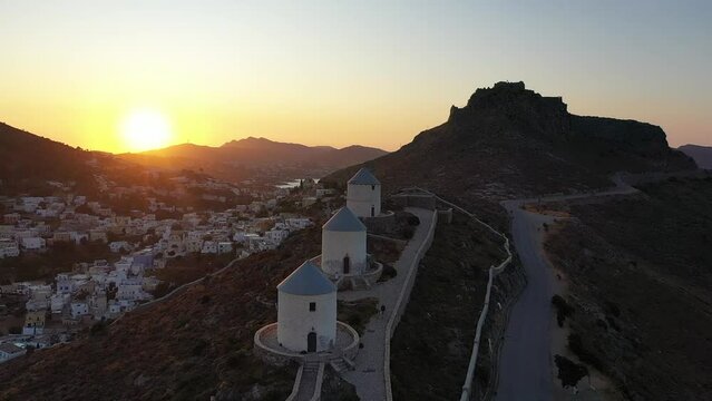 Sunset Greece İsland Leros