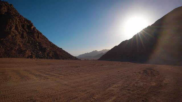 Libyan desert in Egypt. Sharm El Sheikh. 
Buggy desert safari.
