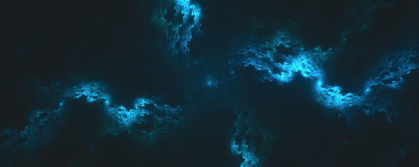 Obraz na płótnie Canvas blue galaxy machine vortex abstract background