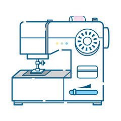 シンプルな電動ミシンのイラスト