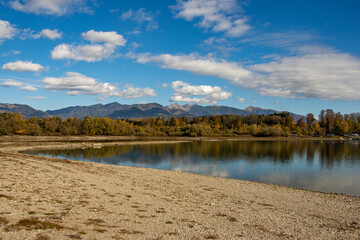 lake in the mountains, Liptovsk&aacute; Mara, Liptov, Slovakia
