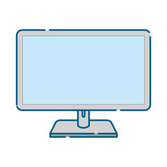 シンプルな液晶モニタのイラスト
