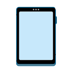 シンプルなタブレットのイラスト