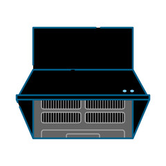 シンプルなレンジフードファンのイラスト