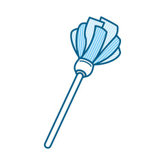 シンプルなはたきのイラスト