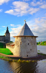 The Old Russian Pskov Kremlin