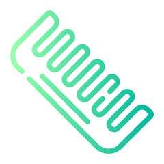 hair comb gradient icon