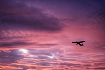 airplane flying in the sky