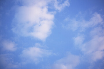 Naklejka premium Clouds, blue sky