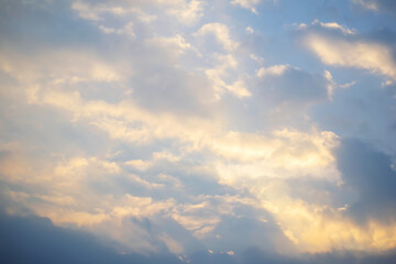 Fototapeta premium Clouds, blue sky