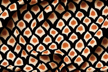 Ajrakh Pattern and block print Pattern and batik print Background digital printing textile pattern