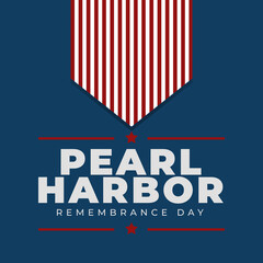 Pearl Harbor Remambrance Day Poster Design