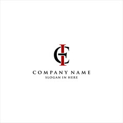 Minimalist IE EI logo design with elegant circle monogram abstract alphabet icon modern clean typography stylish branding concept corporate finance business vector template