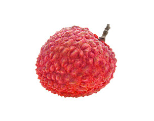 Lychee tropical fruit isolated on transparent png