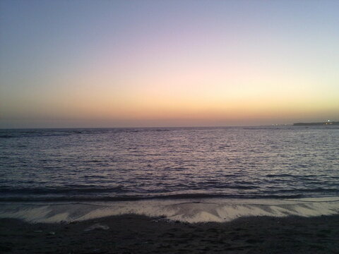 beautiful lack view of diu and thol