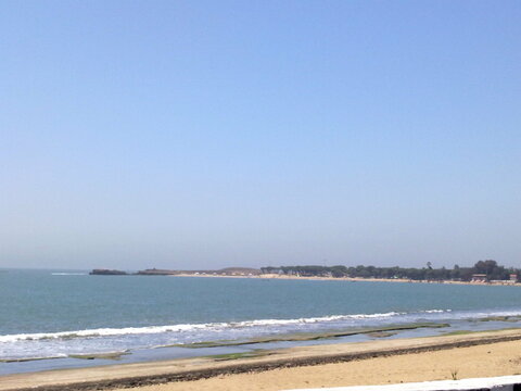 beautiful lack view of diu and thol