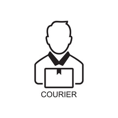 courier icon , logistic icon vector