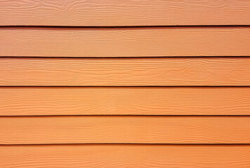 Obraz premium Brown shera wood panels are patterned like real wood used in the construction of houses. Beautiful brown shera wood wall texture use for background. Fake woods plank texture background with copy space