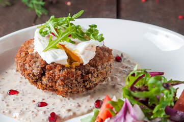 cutlet with vegetables