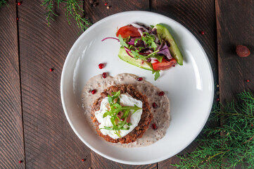 cutlet with vegetables