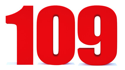 109 number