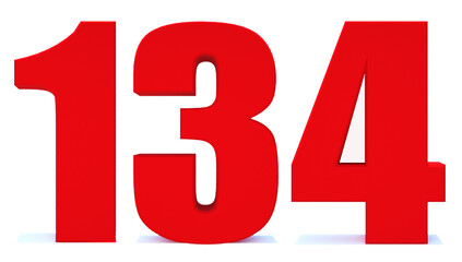 134 number