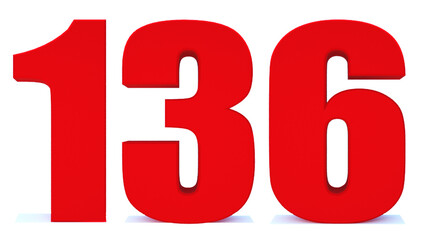 136 number