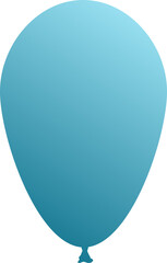 light blue ballon