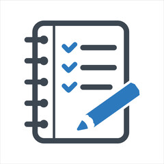 Fototapeta premium Business checklist icon