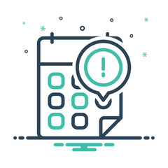 Mix icon for deadline