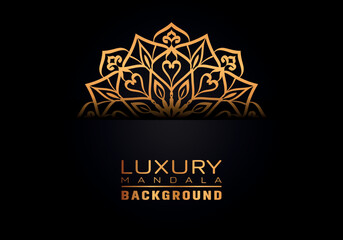 Luxury ornamental mandala background, arabesque style