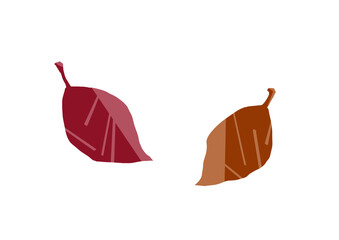 落ち葉のイラスト