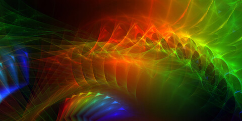 Fraktal Grafik Motiv für Druck und Web Layout