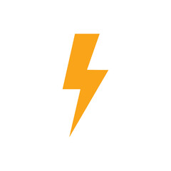 lightning bolt icon design vector template