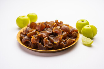 digestive dried amla candy with fresh Indian gooseberry