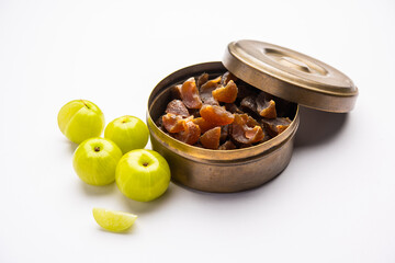 digestive dried amla candy with fresh Indian gooseberry